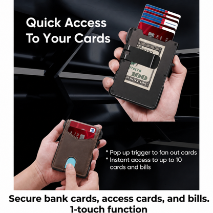 Exnercy MagVault Wallet® Maximum Capacity. Minimal Footprint.