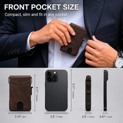 Exnercy MagVault Wallet® Maximum Capacity. Minimal Footprint.