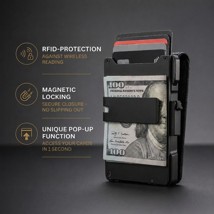 Exnercy MagVault Wallet® Maximum Capacity. Minimal Footprint.
