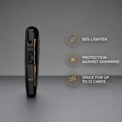 Exnercy MagVault Wallet® Maximum Capacity. Minimal Footprint.