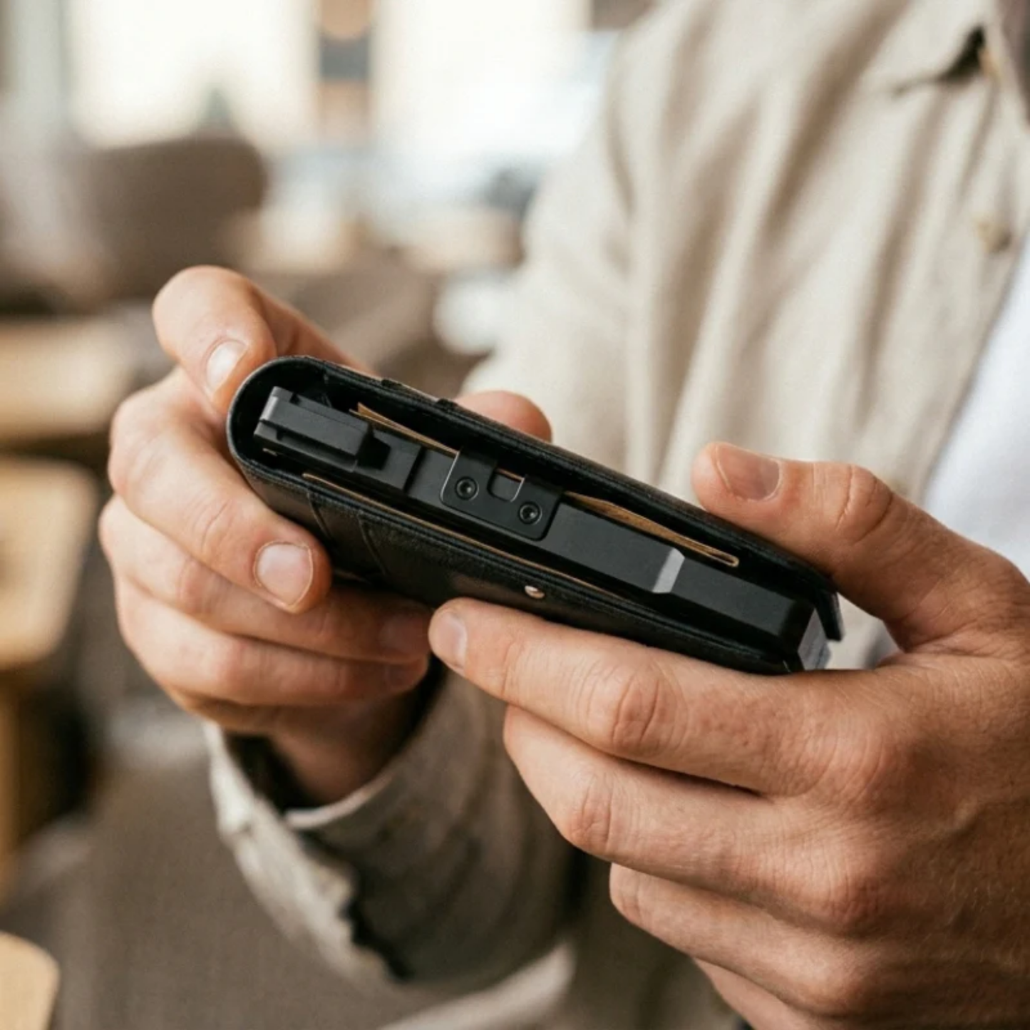 Exnercy MagVault Wallet® Maximum Capacity. Minimal Footprint.