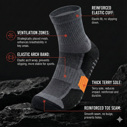 EXNERCY® ImpactGuard – Performance Crew Socks